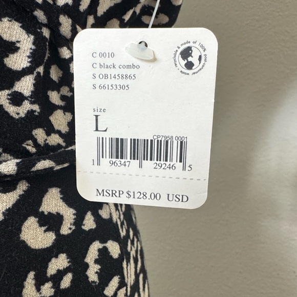 Free People Black and White Mini Dress - Picture 6 of 10